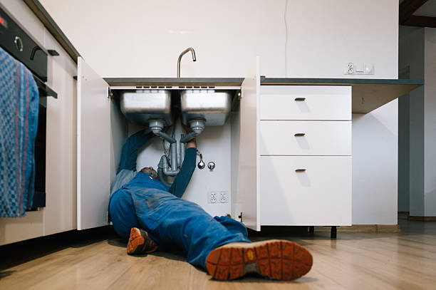 Professional Drain Cleaning technician working in Redwood, NY